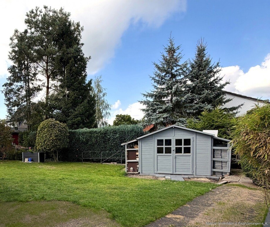 5.1.Gartenansicht Gartenhaus Einfamilienhaus Celle / Wietzenbruch