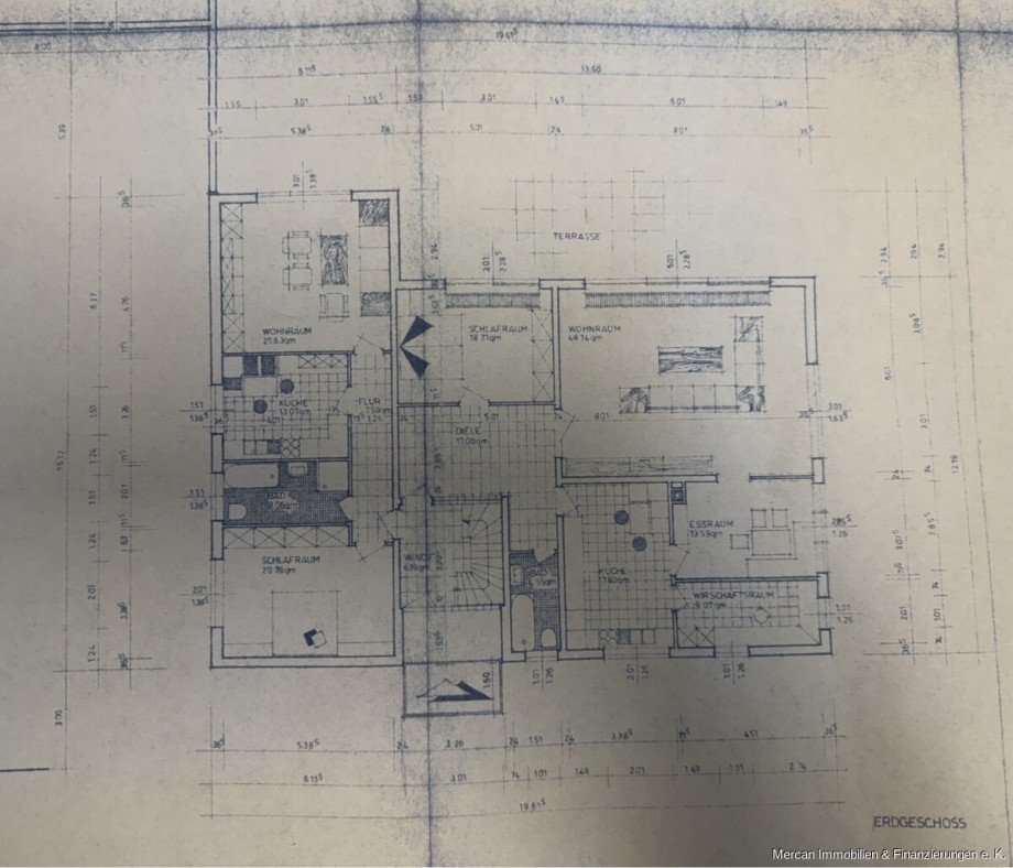 Grundriss EG Haus Neustadt am R�benberge / Otternhagen
