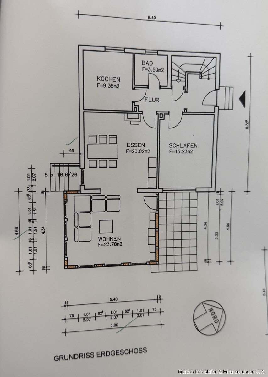 17.Grundriss EG Einfamilienhaus Celle / Wietzenbruch