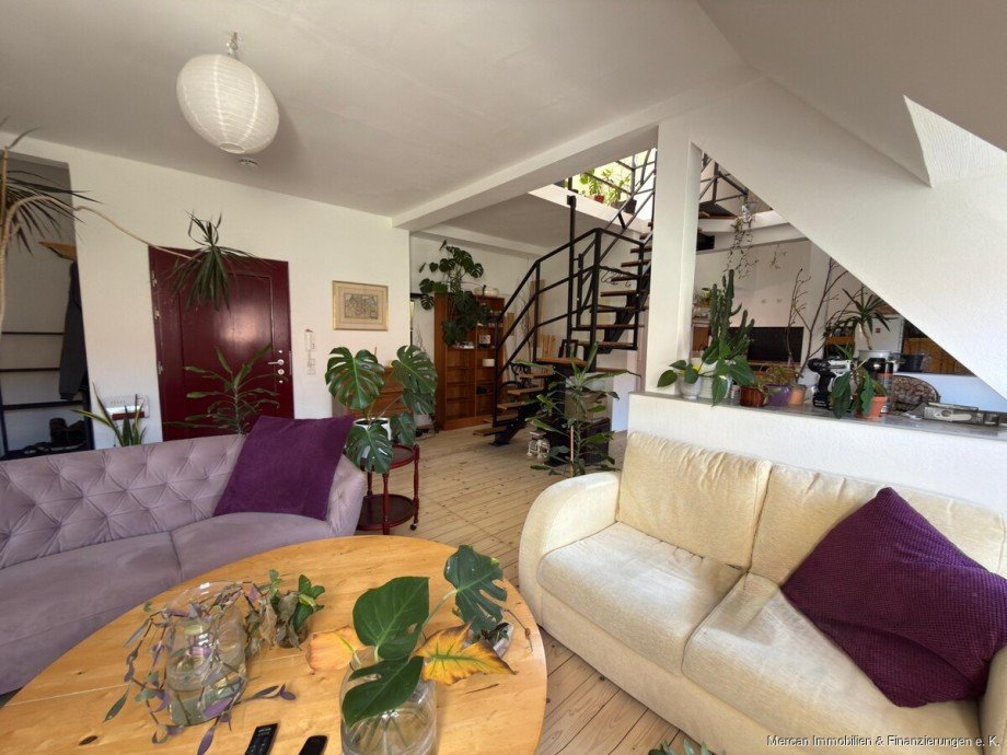 4.Wohnbereich Ansicht 3 Maisonettewohnung Hannover