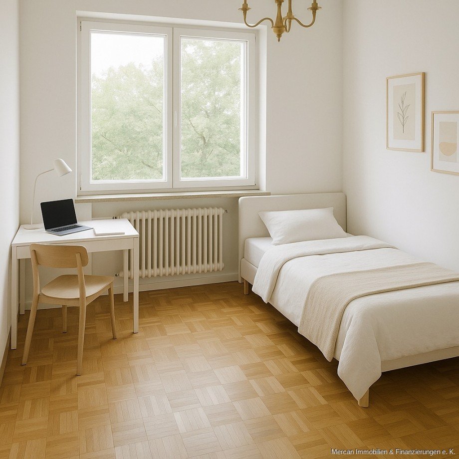 Schlafzimmer (KI generiert) Etagenwohnung Hannover / List