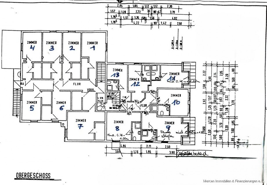 Grundriss Obergschoss Hotels Hemmingen
