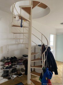 15.Wendeltreppe Wundersch�ne 6-Zimmer-Maisonette-Wohnung in Hannover-Bemerode