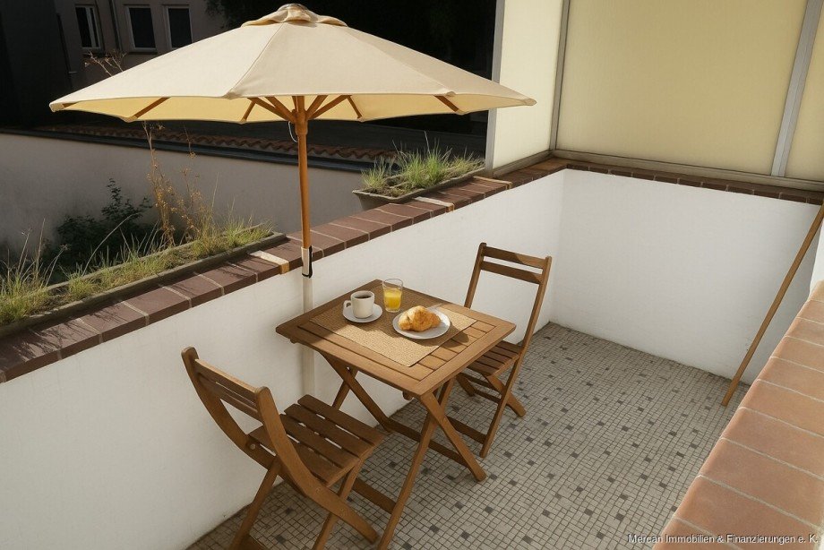 Balkon 1 (KI generiert) Etagenwohnung Hannover / List