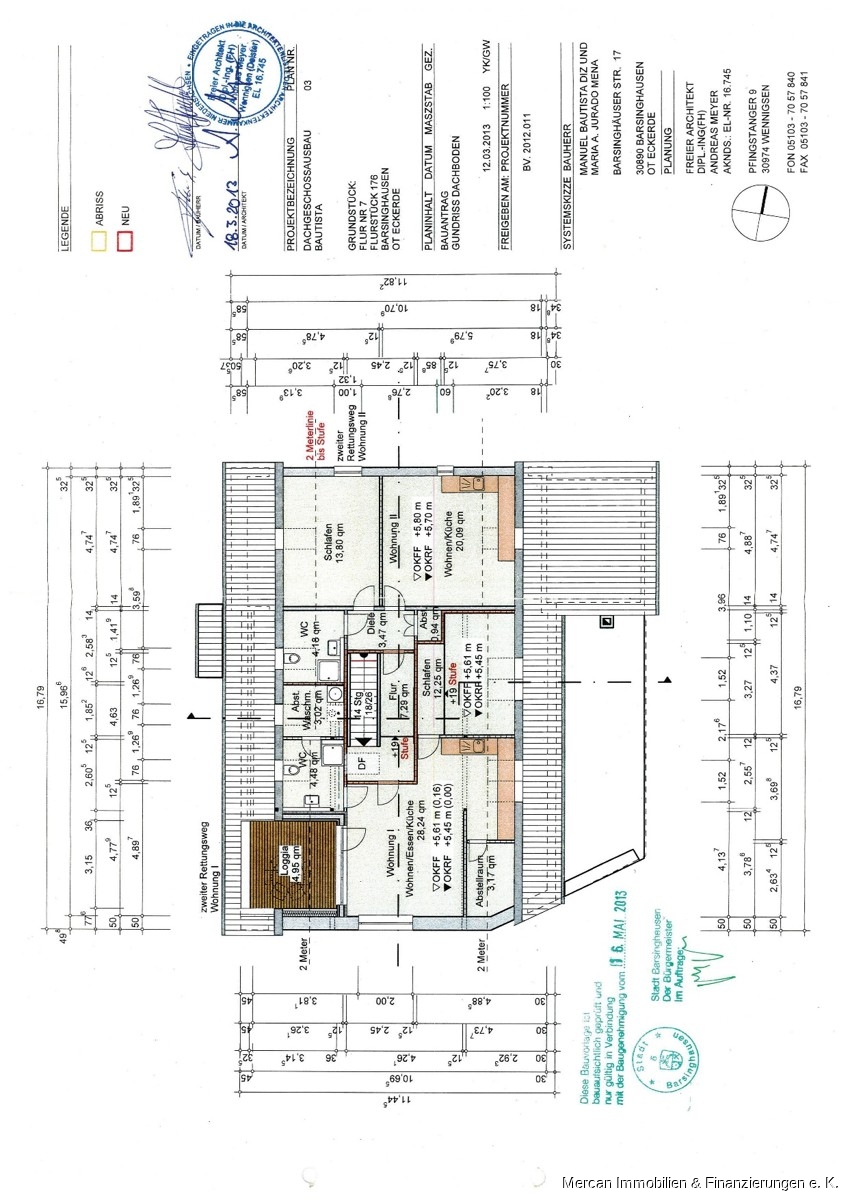Grundrisse DG Haus Barsinghausen / Eckerde