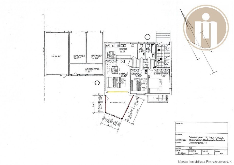 Grundriss EG Haus Seelze